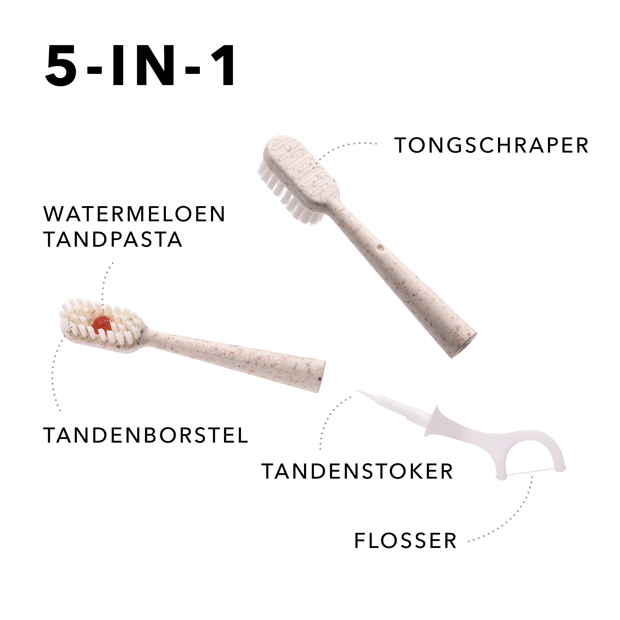 5-in-1 Toothbrush – Clean & Fresh | Cooling Mint & Watermelon