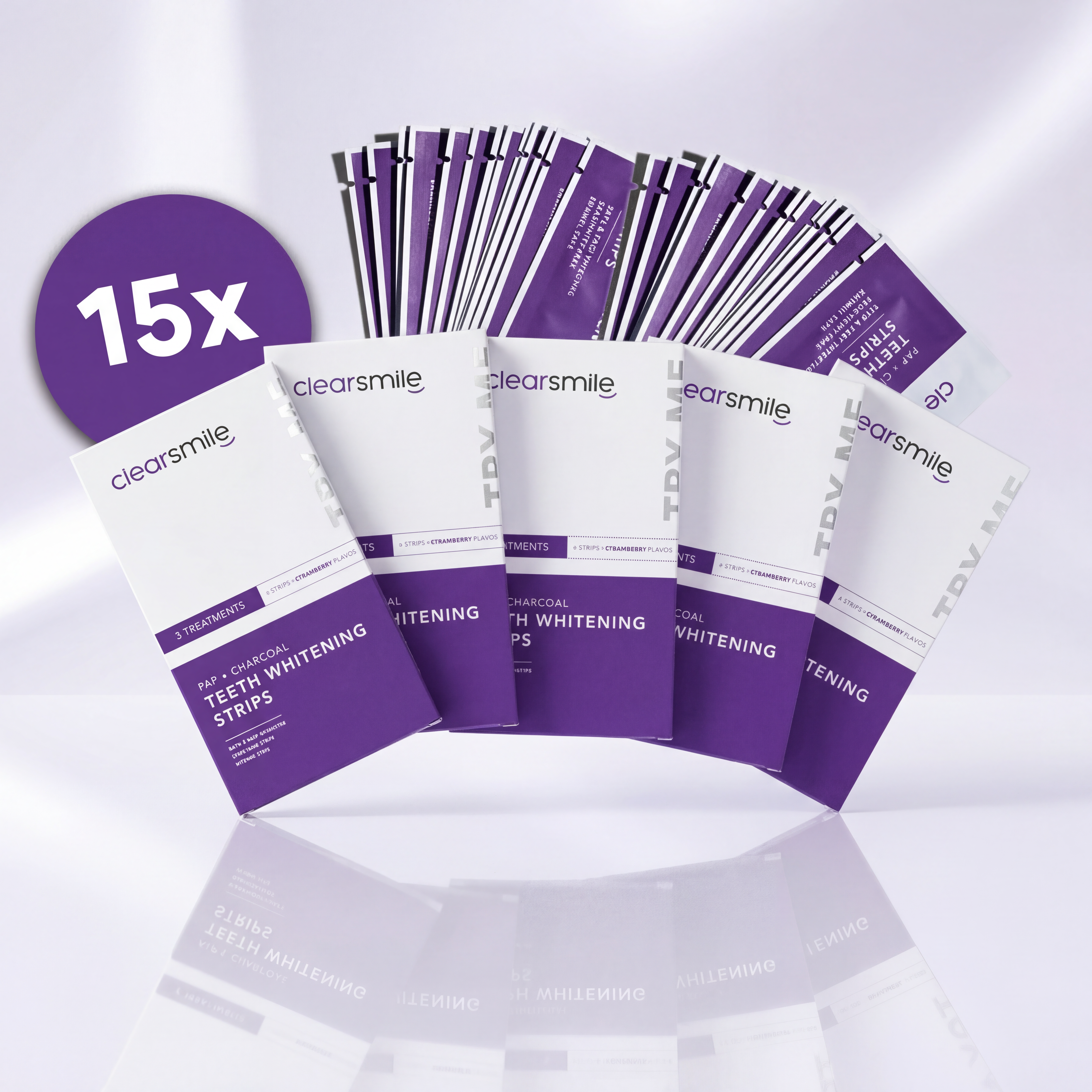 5x Try Me Pack Clearsmile © PAP+ Whitening Strips