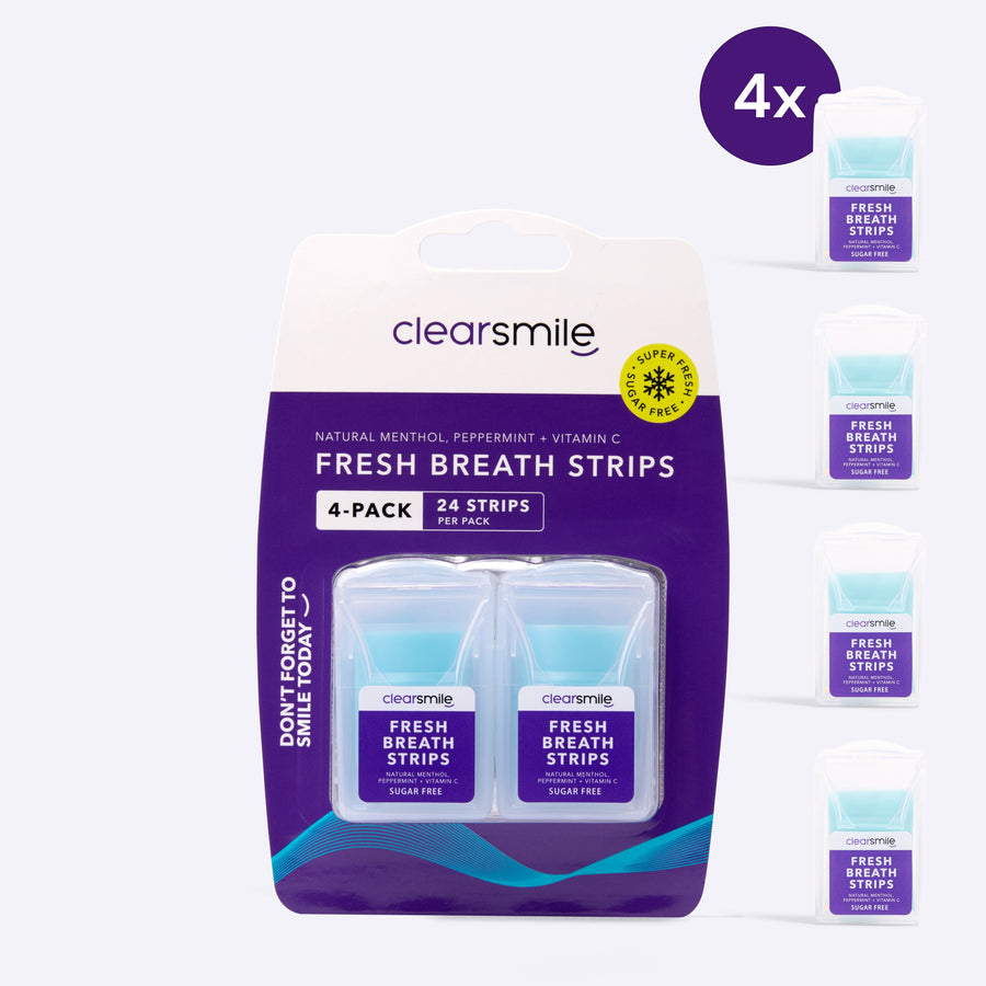 Fresh Breath Strips Mint [4-pack]