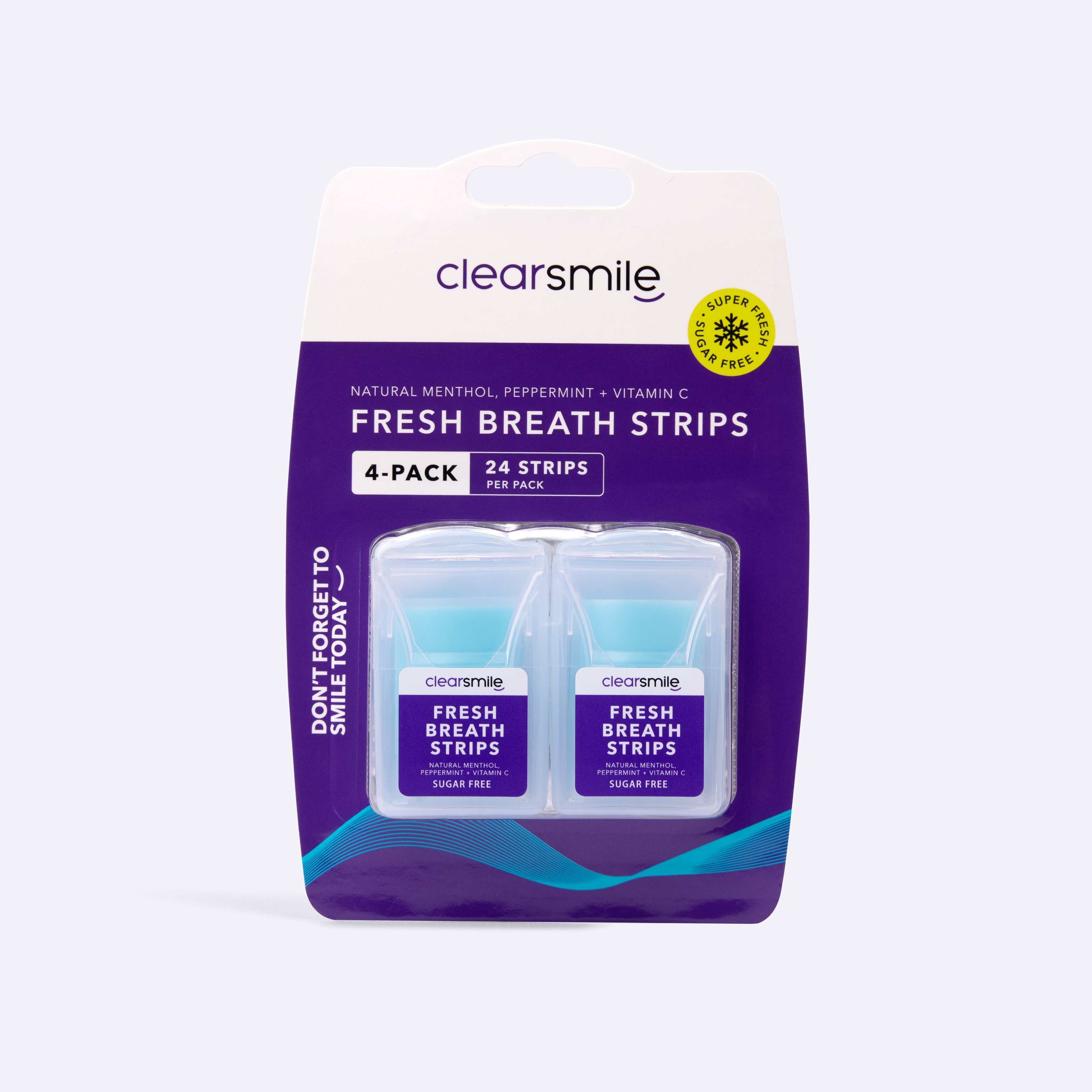 Fresh Breath Strips Mint [4-pack]