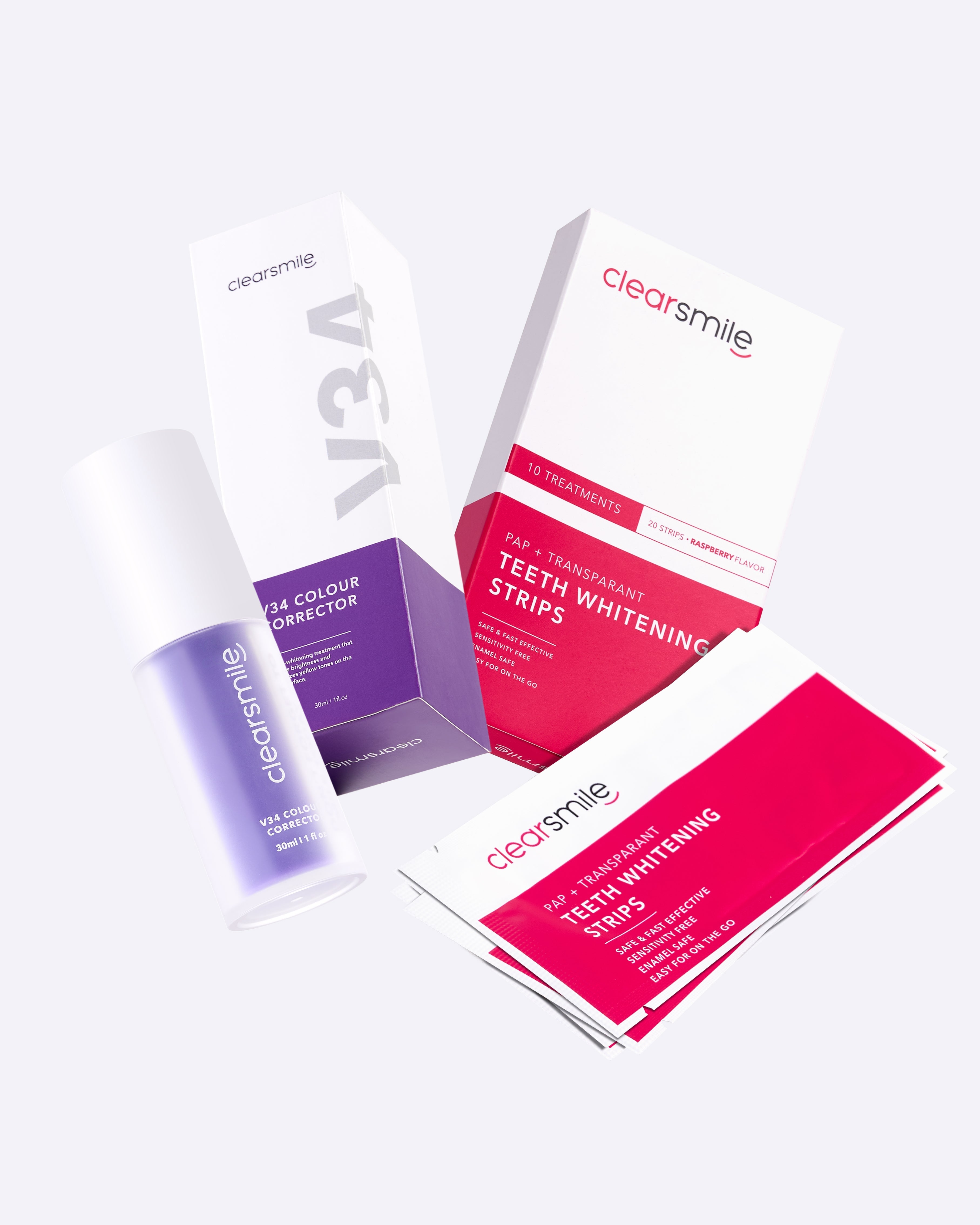 PAP+ Transparant Whitening Strips Bundle